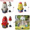 Ракетная установка, игрушки, уличная ракета, спринклерная игрушка с подъемом давления воды, забавное взаимодействие в саду, газон, распылитель воды, игрушки для детей