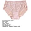 Женские трусы со средней посадкой больших размеров, хлопковые прозрачные трусики с вышивкой и вышивкой, тонкие трусики с подтяжкой бедер