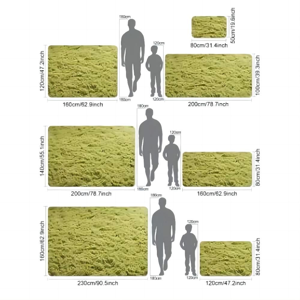 2025 Однотонный Плюшевый Ковер Детская Спальня Мягкий Пушистый Коврик Гостиная Детская Комната Игровая Комната Декорированный Зональный Ковер