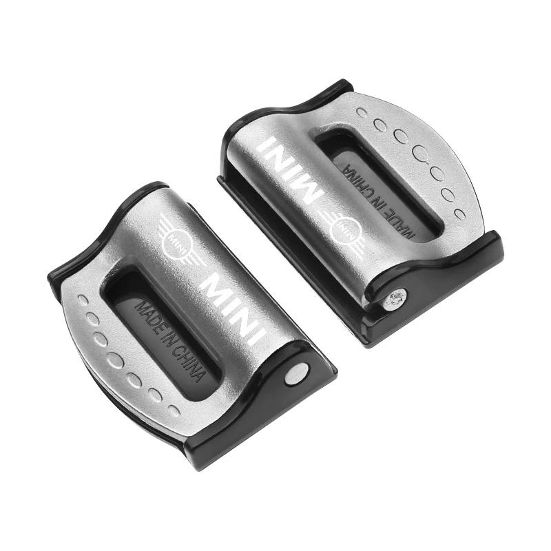 Зажимы для ремней безопасности автомобиля Регулируемый зажим безопасности Аксессуары для интерьера автомобиля Для BMW Mini Cooper R56 R50 R53 F56 R60 2011 2012 2013 2018