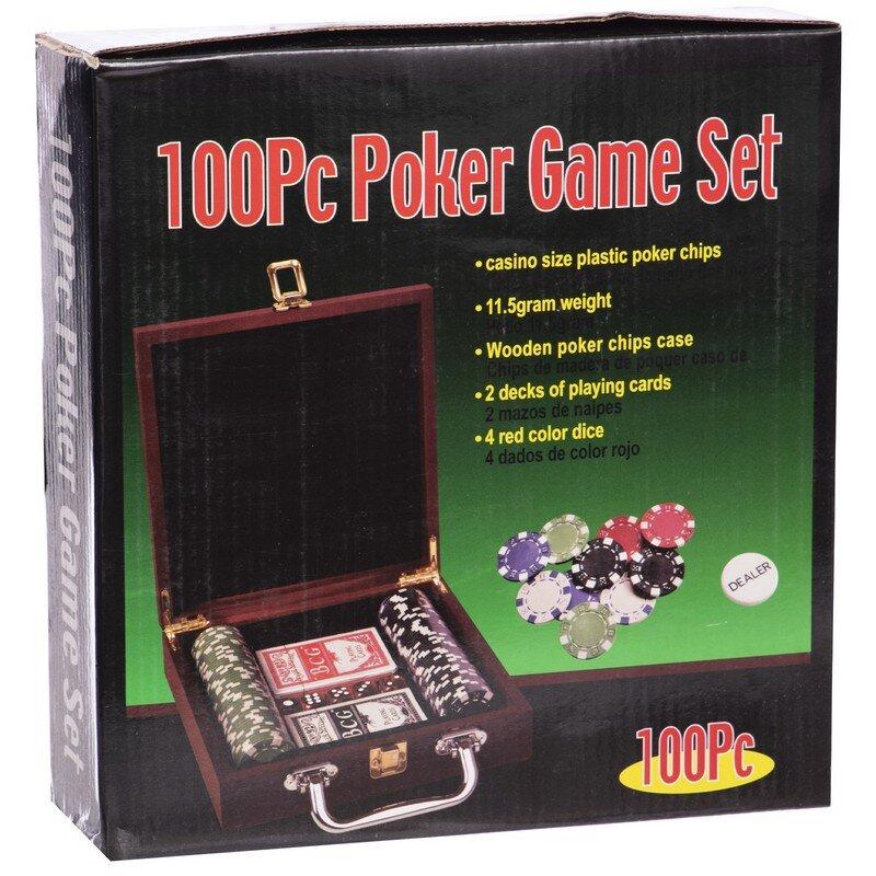 Board Game Poker, Poker Set IG-6641 100 Chips