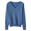 Women's Sweater Autumn Winter Knitted Pullovers V-neck Slim Fit Bottoming Shirt Solid Soft Knitwear Jumpers Basic Sweaters