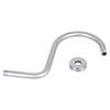 Shower Arm S Shape Gooseneck Stainless Steel Shower Head Extension Arm Bathroom NPT Shower Head Arm