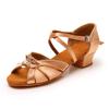Children Girls' Latin Dance Shoes Women Ballroom Latin Shoes Ladies Modern Tango Dancing Performance Shoes Salsa Sandals
