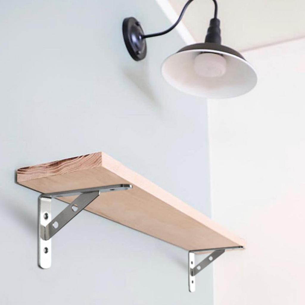 Photovoltaic Balcony Bracket Hook 304 Stainless Steel Solar Bracket Right Angle Hook Adjustable 2 Sets