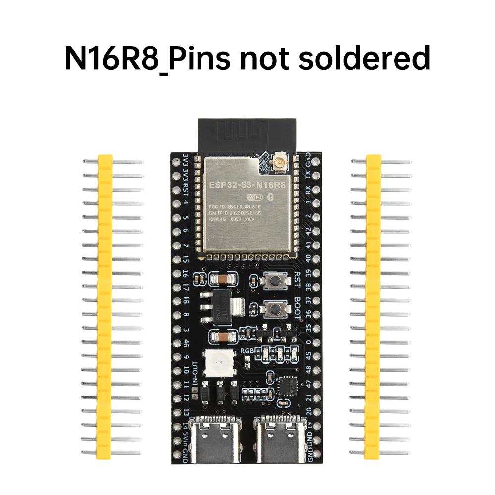 Плата разработки Esp32-S3 Wifi Bt На борту модуль Esp32 S3 N16R8 N8R2 с базой для антенны