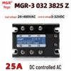 Three-phase Solid State Relay MGR-30323840Z, DC-Controlled, AC 20A/25A/10A/60A/120A