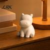 Декор для рабочего стола 'Исцеляющий Бегемот', 3D-печатная статуэтка бегемота, Мини-размер, Настольное украшение, Сплошная статуэтка, Матовая белая отделка, Фигурка для дома, офиса, полки с бегемотами