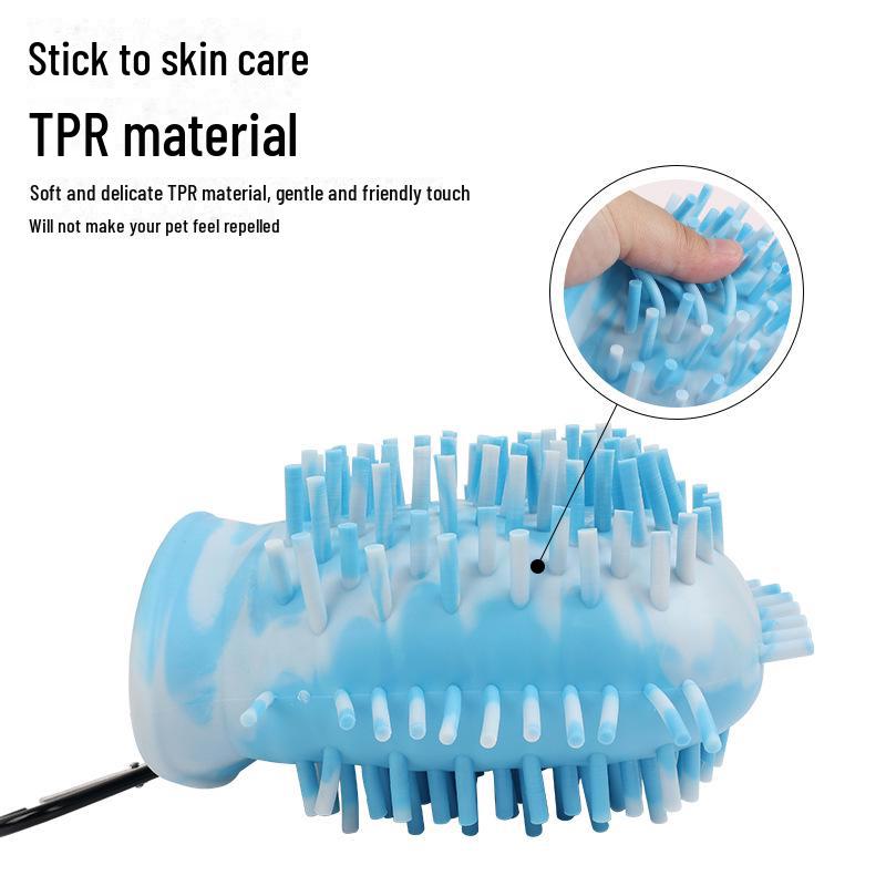 Чашка для чистки лап домашних животных и массажер