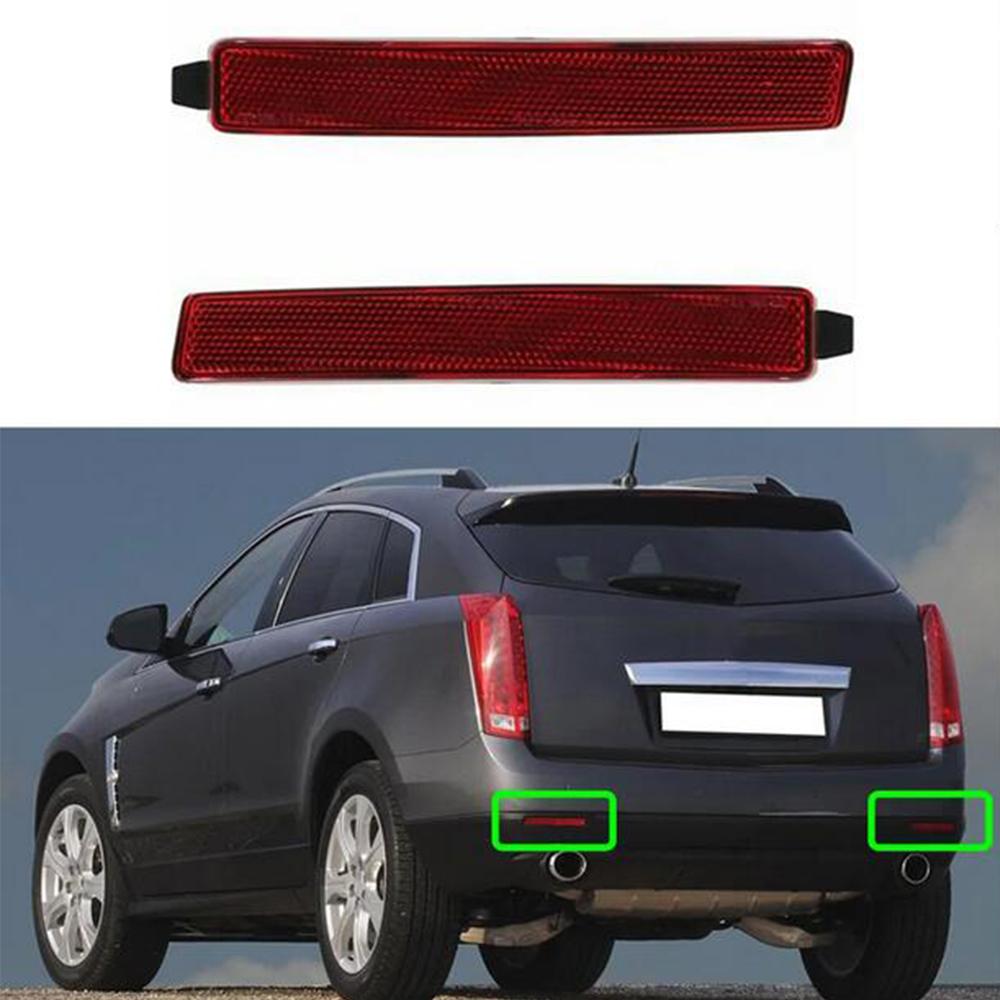 2 × Задние катафоты на бампер для Cadillac SRX 10-16 Chevy Traverse 09-12