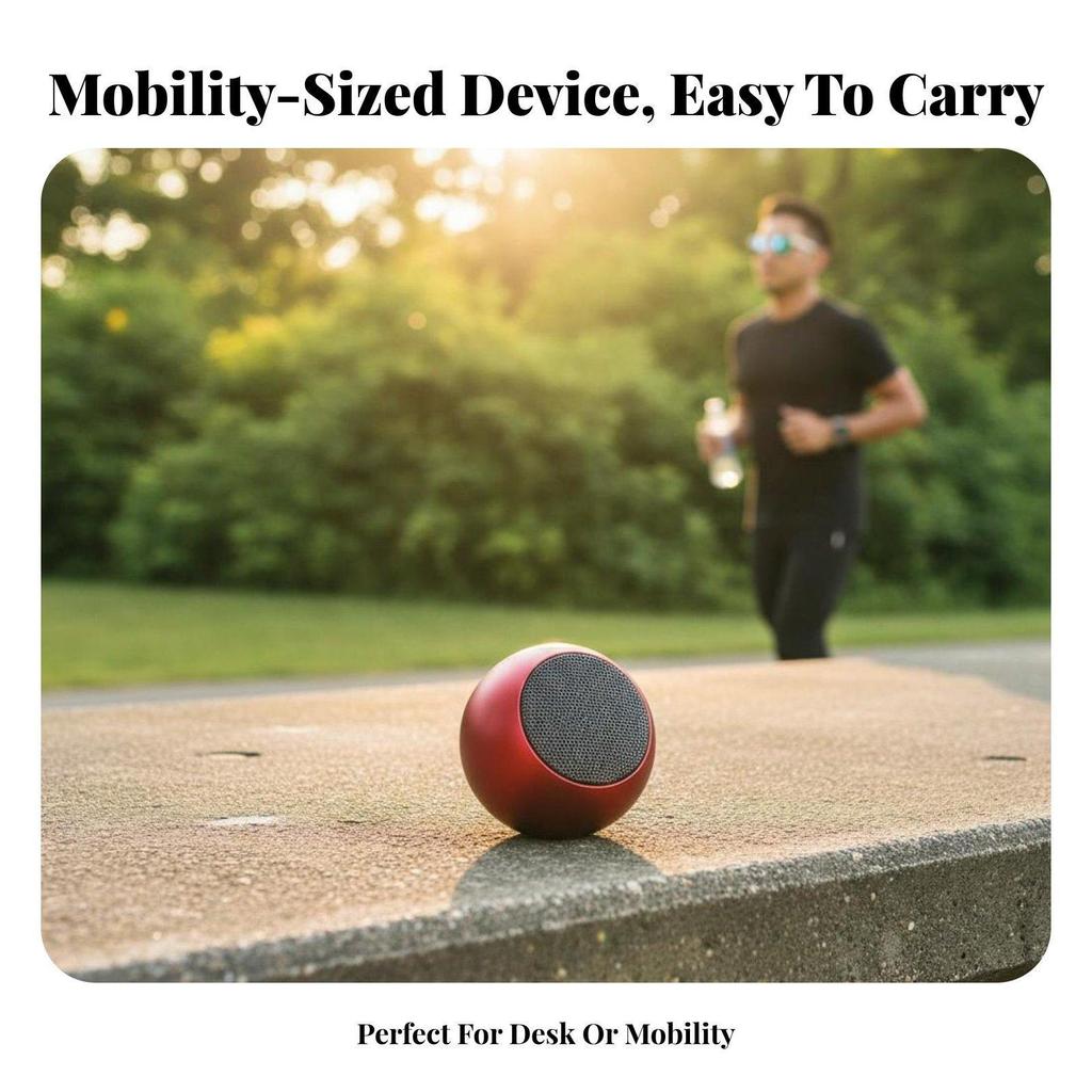 2-6pack Mini Cylindrical Speaker navytooth Connectivity Palm-Sized