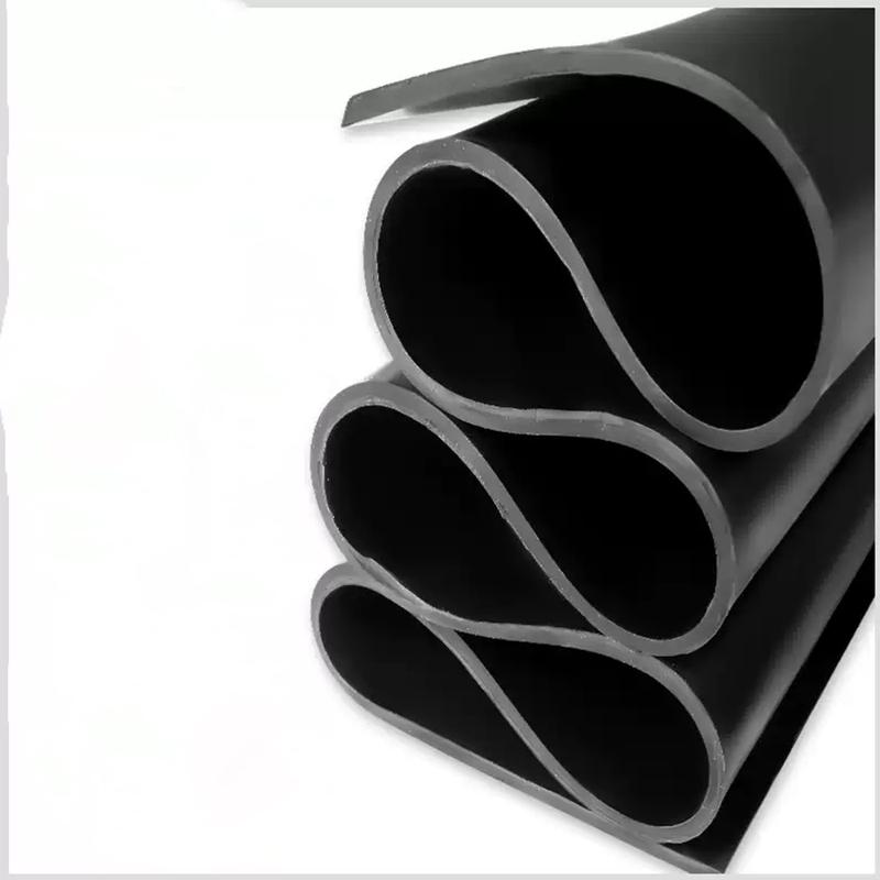 1Pc Thick 1-10mm Black Rubber Pad Oil-Resistant, Anti-Slip Rubber Plate, Black Insulating Pad, Shock-Absorbing Industrial Rubber