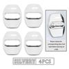 For Hyundai 4Pcs Car Door Lock Cover Stainless Steel Protection Accessories Genesis Azera GDI i10 i20 i30 i40 ix20 ix35 Accent lj2