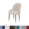 1PC Stretch Dining Chair Cover Velvet Armchair Seat Cover Solid Color Elastic Office Chair Slipcover Kitchen Wedding Funda Silla