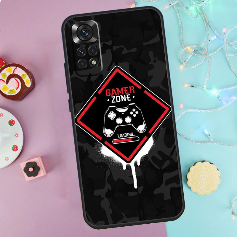 Чехол-геймпад Игровая зона Для Xiaomi Redmi Note 9 10 11 12 13 14 Pro 9S 10S 11S 12S Redmi 14C 10C 12C 13C