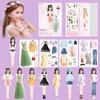 Magnetic Dress Up Set Pretend Play Toys Preschool Learning Toys Clothes Puzzle Outfit Cultivate Aesthetics for Kids Children