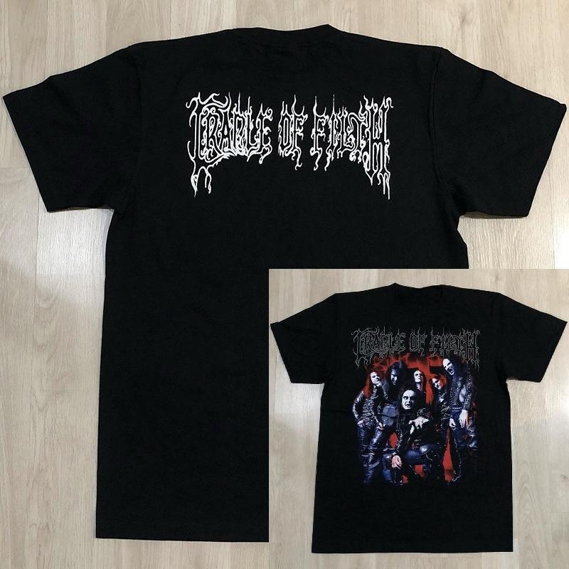 Cradle of Filth Темный Метал Рок Ретро Европейский Винтажный Бренд Футболка с коротким рукавом