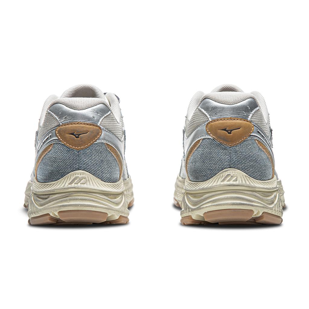 Mizuno Racer S Cushioning, Abrasion Resistant, And Resilient Properties Low Top Running Shoes Unisex Silver Brown Mizuno D1GH253501