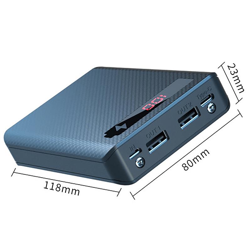 Зарядное устройство для мобильного телефона Съемный корпус для самостоятельной сборки 5*18650 Аккумулятор Кейс для Power Bank 10 Вт Двойной USB Держатель Коробка для хранения аккумуляторов