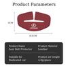 Car Seat Belt Buckle Protector Cover Anti-Scratch Mat Accessories For Lexus IS250 IS200 CT200h GS300 LS430 RX450h LX570 IS300