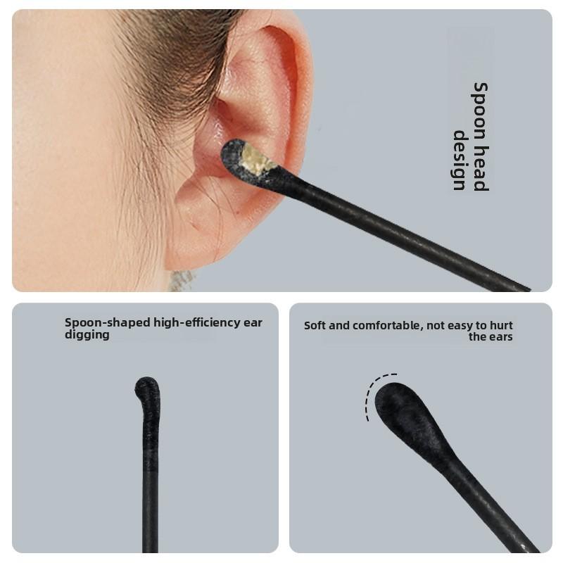 Cotton swabs, ear oil, special makeup for ears, disposable sanitary pads, double-headed non-lint ear pick, cotton swabs