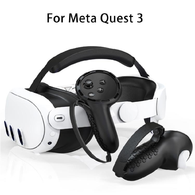 Anti Slip Silicone Cover Shell for Quest3 VR Controllers Game Handle Secure Grip