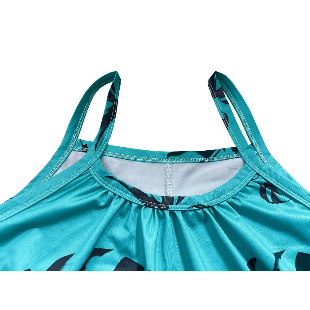 Летние платья для женщин, повседневный сарафан на тонких бретельках, пляжное платье с карманами