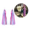1 Pair Handlebar Tassels Scooter Tassels Rainbow for Boys and Girls Colorful Bike Streamers Set Bicycles Ribbon Grips