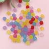 6 мм 80 шт. для изготовления ювелирных изделий, красочные акриловые бусины с глазурью, ювелирные изделия «сделай сам», браслеты, ожерелья, серьги, поделки, материал ручной работы