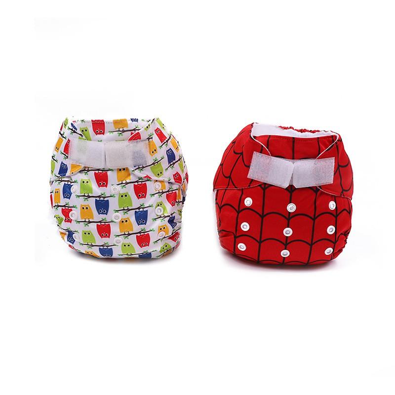 Baby Training Pants Adjustable One-Size Reusable Cloth Diapers With Magic Stickers Infants
