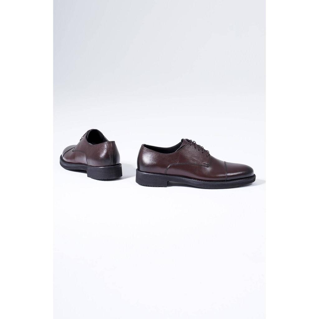 Классическая мужская обувь из натуральной кожи Дерби на шнуровке