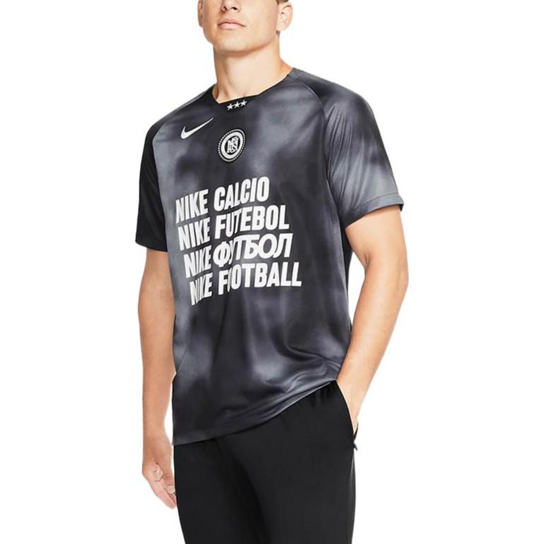 Nike Мужские Футбольные Майки Черные Средняя Прямая Посадка AQ0663-010