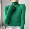 Elegant Slim Fit Ladies' Knitted Pullover Sweater - Autumn/Winter Collection