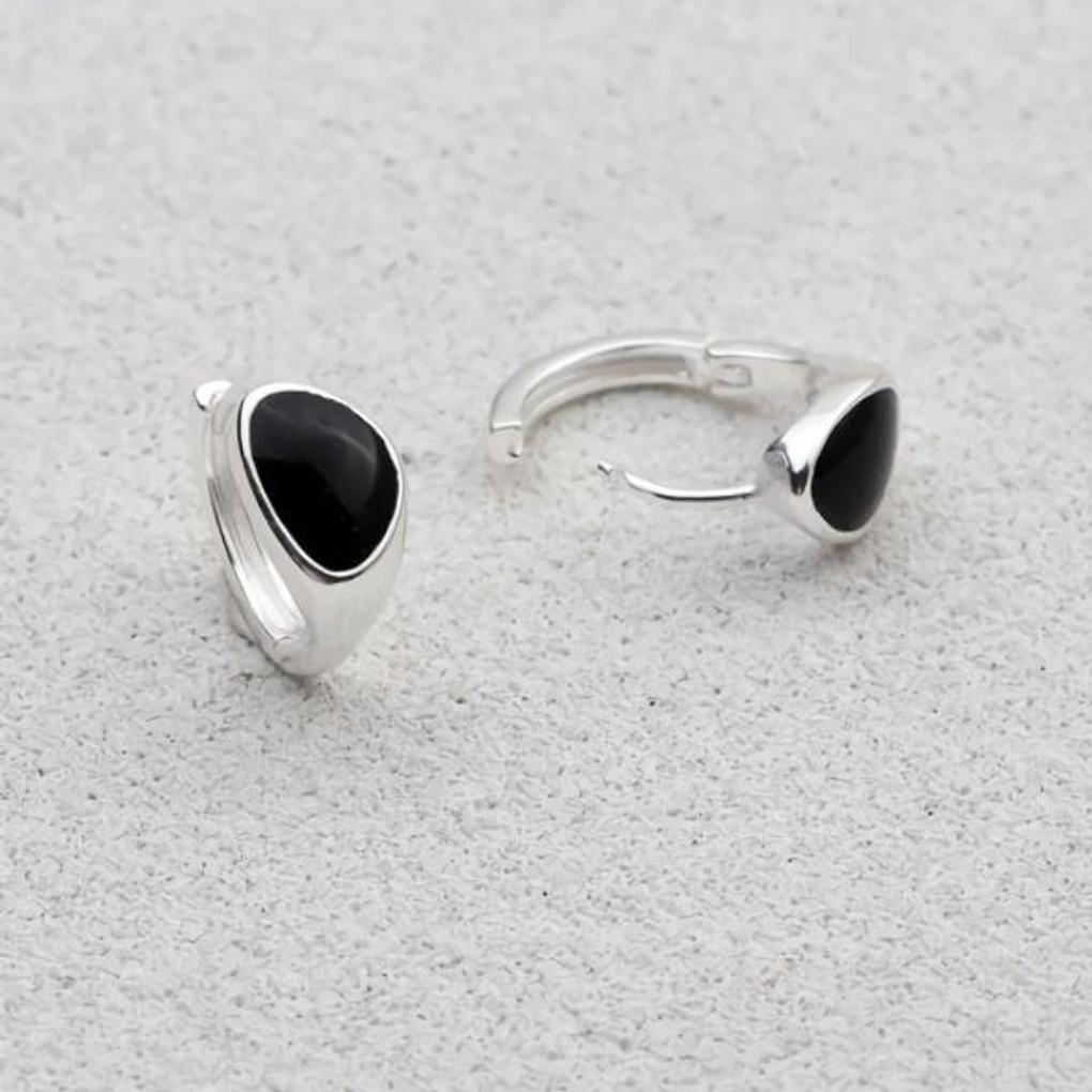 Women's Accessories Black Epoch One-Touch Earrings