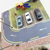 1/64 Parking Lot Sticker 1:64 Model Car Display Accessory Demonstration Educational Teaching Aids