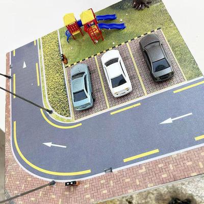 1/64 Наклейка для парковки 1:64 Модель автомобиля Дисплей Аксессуар Демонстрация Образовательные Учебные Пособия