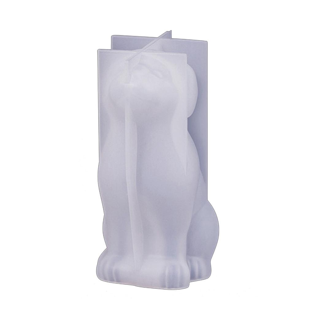 Mold Rabbit Cat Candle Dog For Making Candle Gypsum Ornaments Home Decorations Diy Craft 3d Animal Candle Silicone Mold