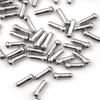 100Pcs Silver Aluminum Bicycle Brake Shifter Inner Cable Tip Wire End Caps Crimp