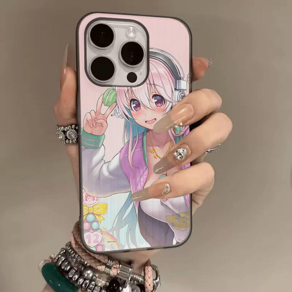 Чехол для телефона S-sUPER SONICO для iPhone 17 16 15 14 13 12 11 Pro Plus Pro Max Мягкий чехол в полоску