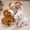 Creative Horse Plush Doll Mascot Dolls Zodiac Pony Figurine Stuffed Animal Doll  Birthday Gift