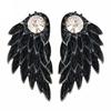 Women's Angel Wings Rhinestone Inlaid Alloy Ear Studs Party Jewelry Earrings