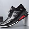 Leather Spring Men's Casual Shoes Comfortable Wear-resistant Soft-soled Sports Shoes Inner Height Increase Cross-border Men's Shoes