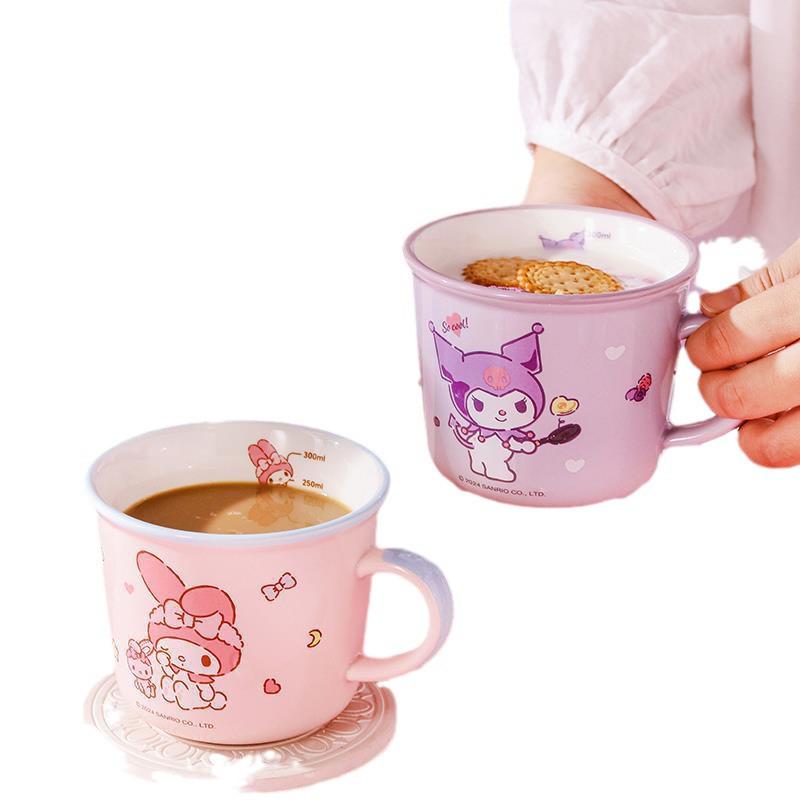 Керамическая кружка для завтрака Sanrio Kuromi для девочек