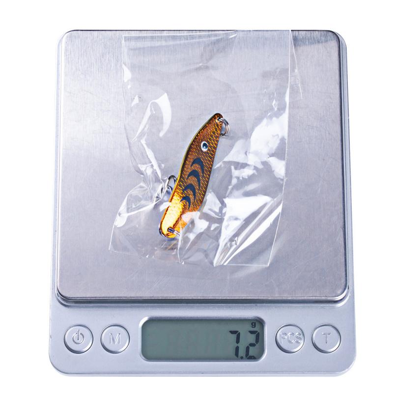 5PCSMetalvibGlowing Fishing Tackle Sequins5CM/6.8GLure bait set for trout with shiny sequins