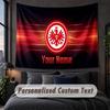 Custom Name Text Tapestry,Eintracht Frankfurt Decorative Wall Hanging, Background Tapestry For Home Bedroom