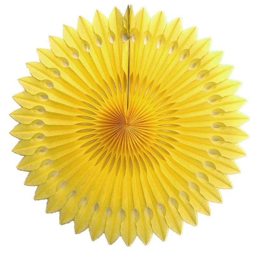 Booth Festival Party Round Birthday Honeycomb Pinwheels Flower Paper Cut-Out Tissue Paper Fans