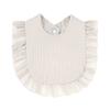 Детский нагрудник, удобный, легко чистящийся, мягкий дизайн с оборками, полотенце для слюны для кормления младенцев для ежедневного использования