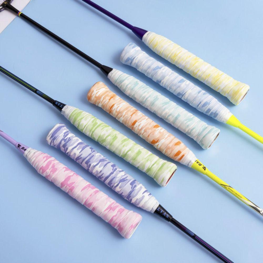 Амортизирующая лента для бадминтонной ракетки Износостойкая Мягкая Поглощающая пот Лента для обмотки ручки Противоскользящая Лента для обмотки ручки Теннис