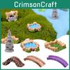 Stunning Garden Diy Fairy Miniature Water Well Bridge Lighthouse Craft Decoration Set For Enchanting Landscapes