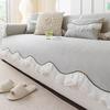 French Skirt Cool Mat Cushion  New Special-Shaped Non-Slip Sofa Cover Towel Summer Ice Silk Sofa Cushion